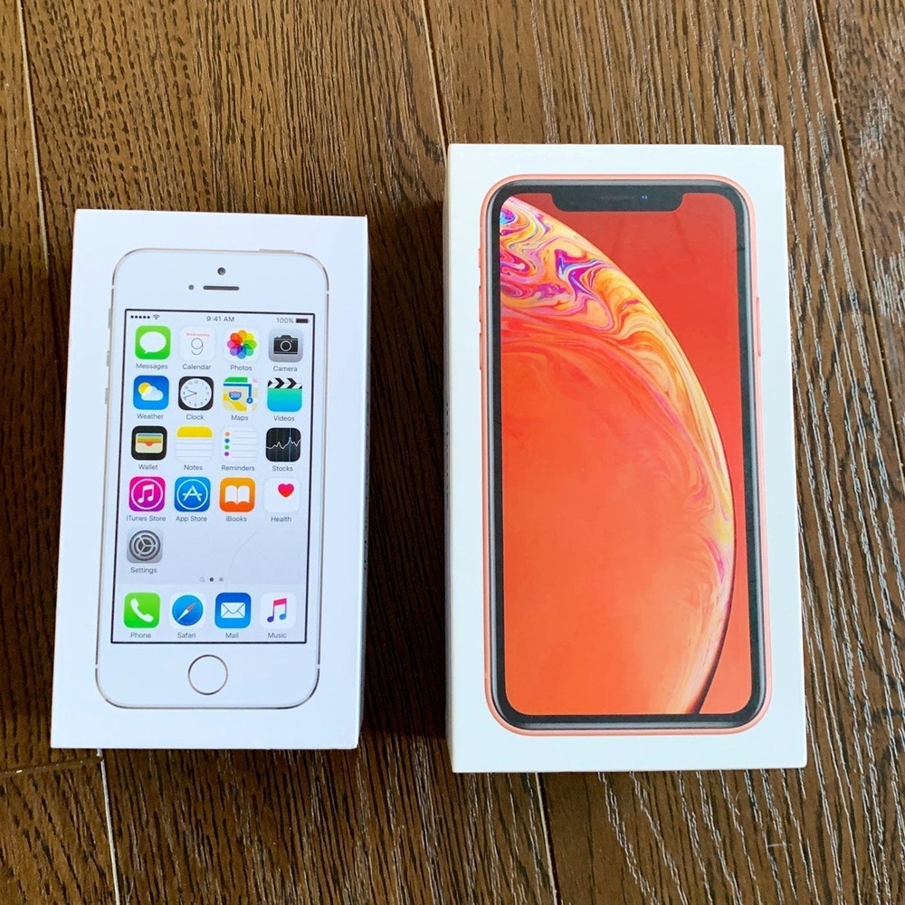 2 I phone empty boxes